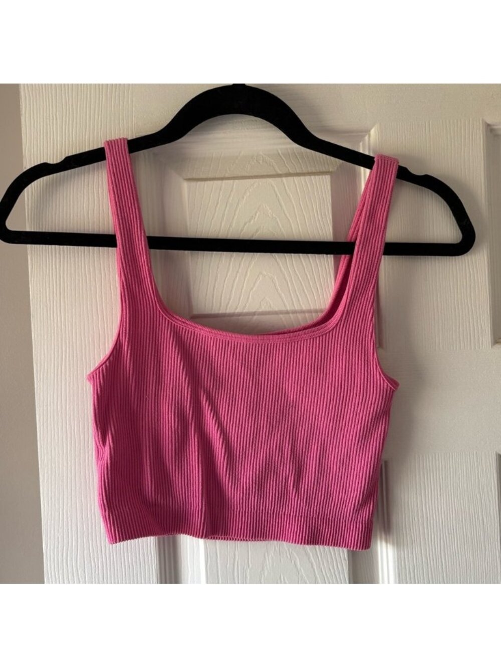 Ribbed Crop Tank Top